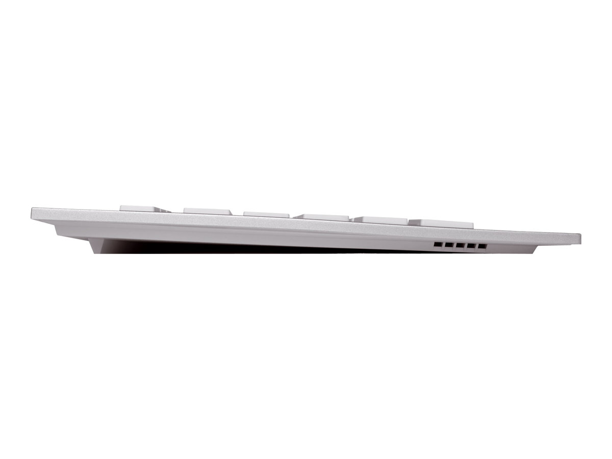 CHERRY DW 8000 Tastatur-Maus-Set kabellos weiss, silber