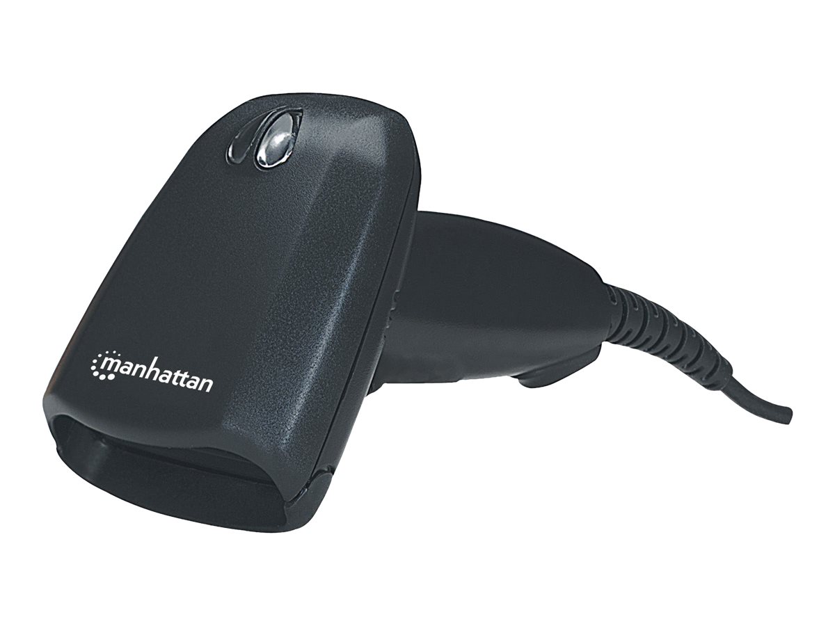 MANHATTAN Long Range CCD Barcode Scanner USB 200 mm Scanreichweite Lichtquelle LED