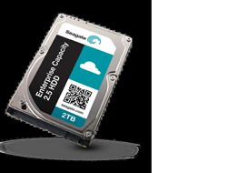 SEAGATE EXOS 7E2000 Enterprise Capacity 2.5 2TB HDD 512Emulation 7200rpm 128MB 6,4cm 2,5Zoll SAS 12Gb/s 24x7 Dauerbetrieb BLK