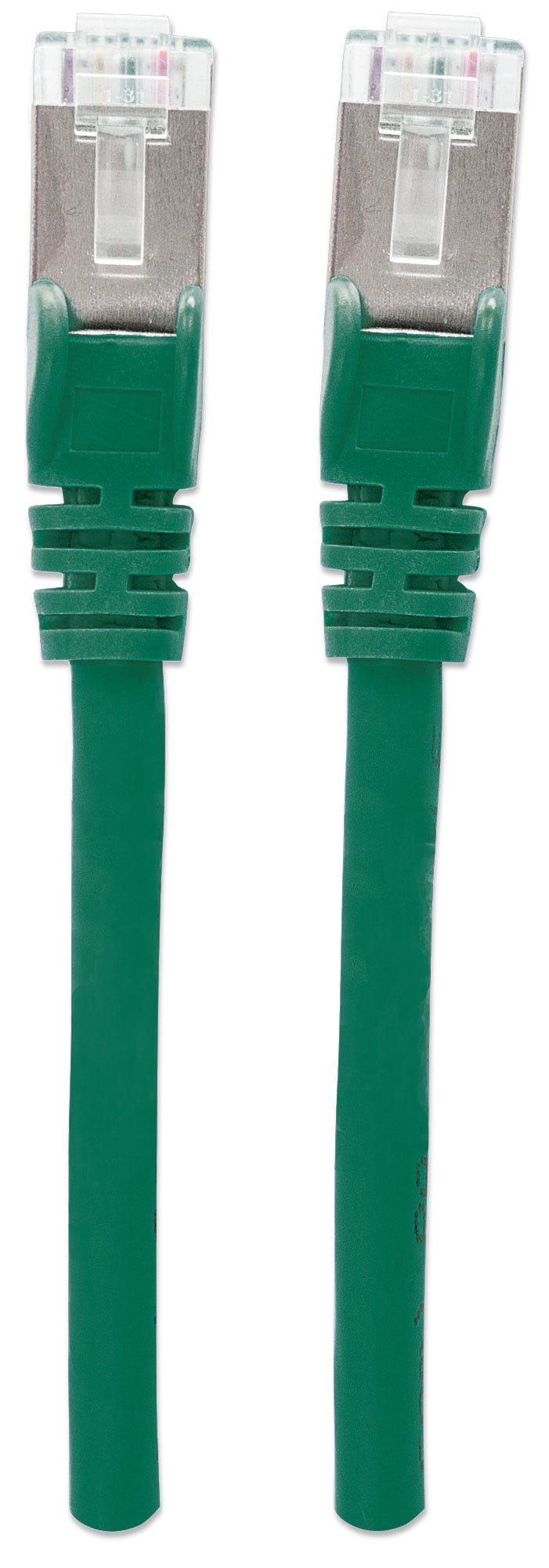 INTELLINET Netzwerkkabel Cat6a SFTP 1m gruen vollkupfer Cat6azertifiziert LS0H RJ45SteckerRJ45Stecker