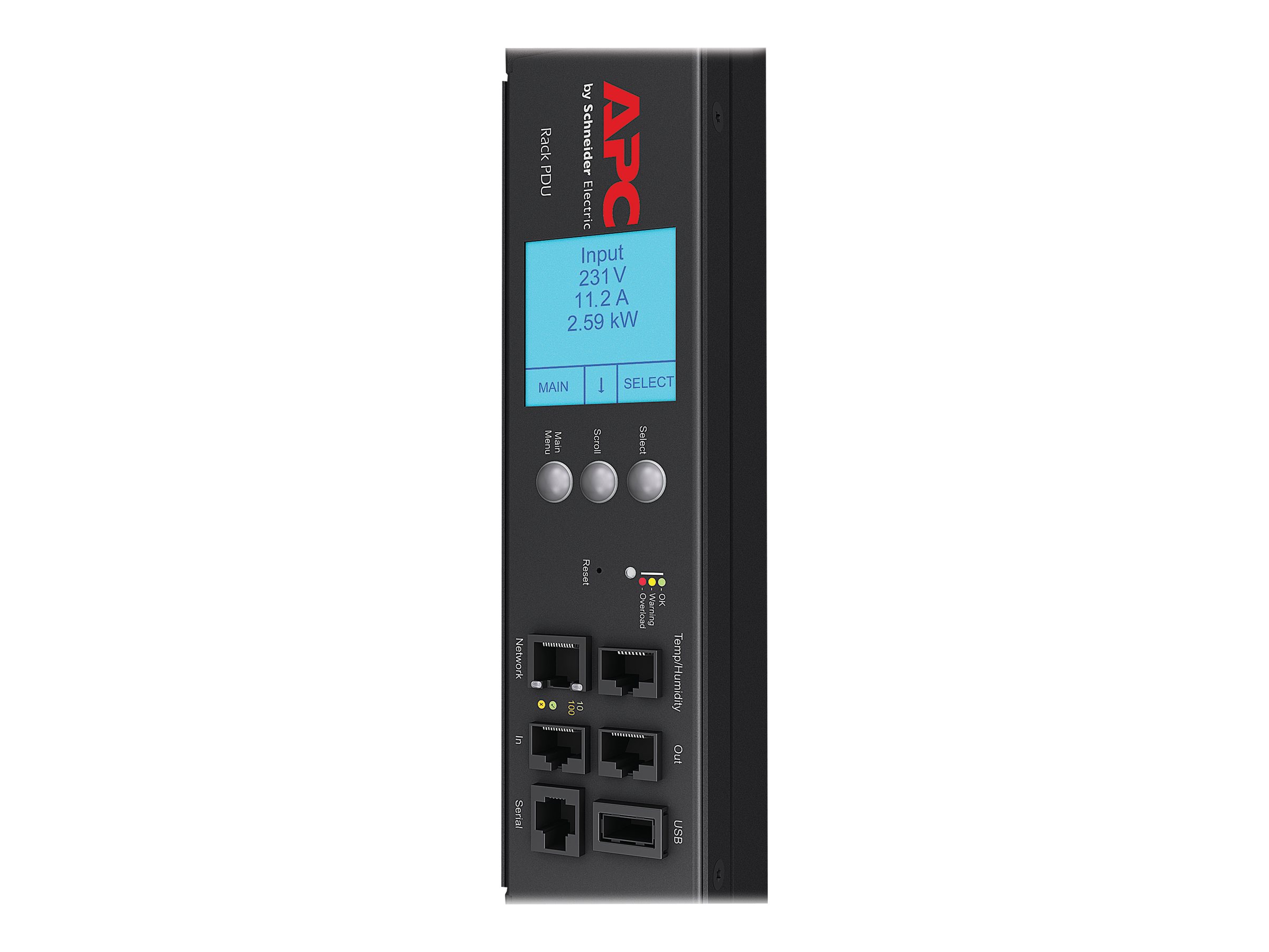 APC Metered Rack PDU - Steckdosenleiste (Rack - einbaufähig)