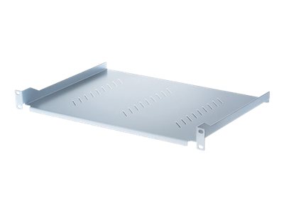 INTELLINET 48,3cm 19Zoll Fachboden zur Festmontage 2 HE Festmontage Fachbodentiefe 350 mm grau Fuer Wand- und Standverteiler