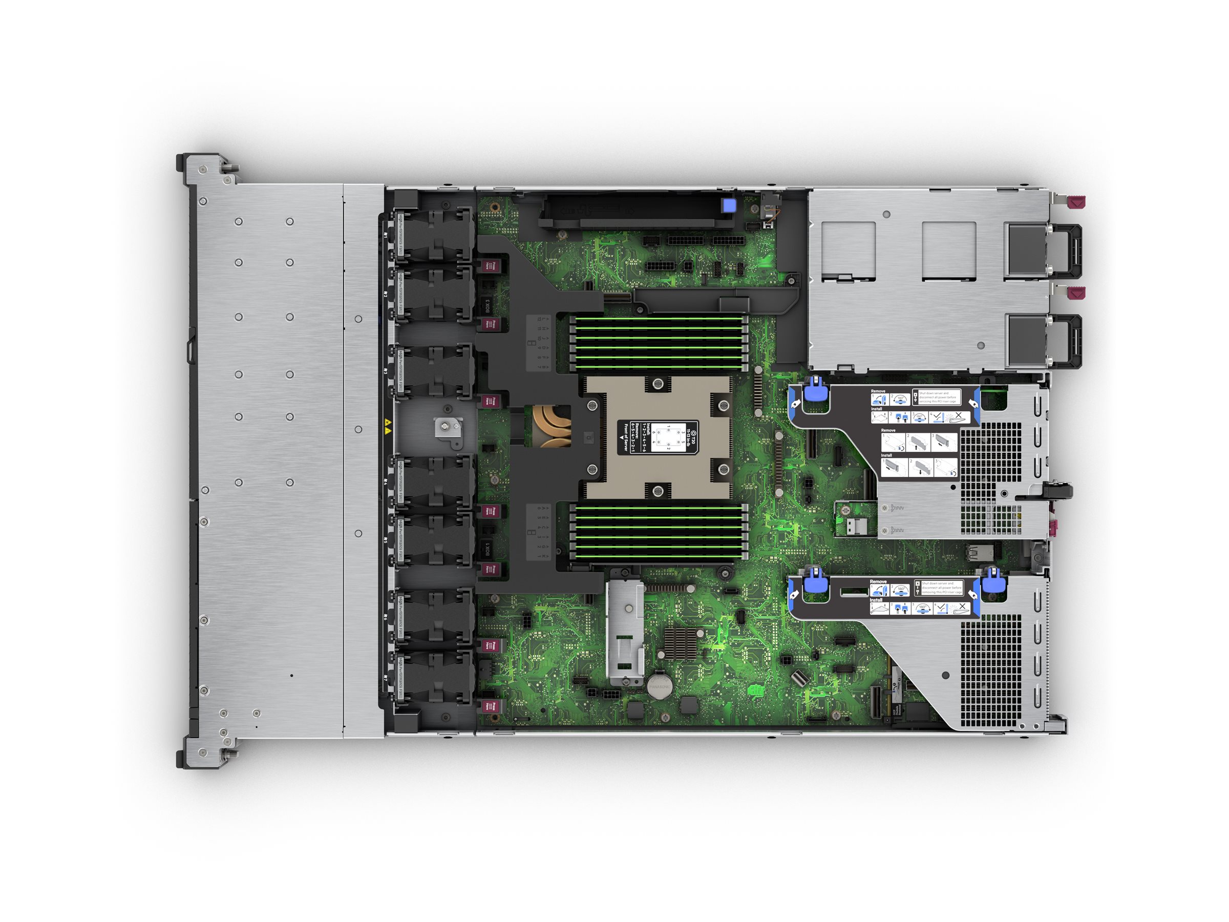 HPE ProLiant DL325 Gen11 1HE EPYC 9124 16-Core 3.0GHz 2x32GB-R 8xSFF Hot Plug 2x480GB SSD MR408i-o 2x1000W Server