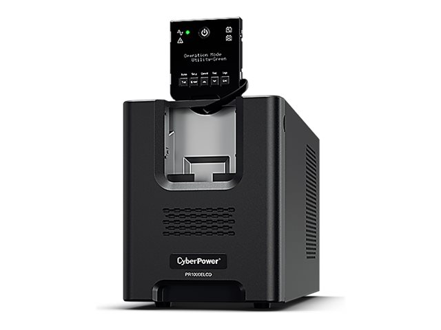 CYBERPOWER  PR1000ELCD Line-Interactive 1000VA/900W  Sinsuwelle AVR LCD Ausgang (8) IEC RS232 USB HID EPO SNMP EnergyStar SMT1000i