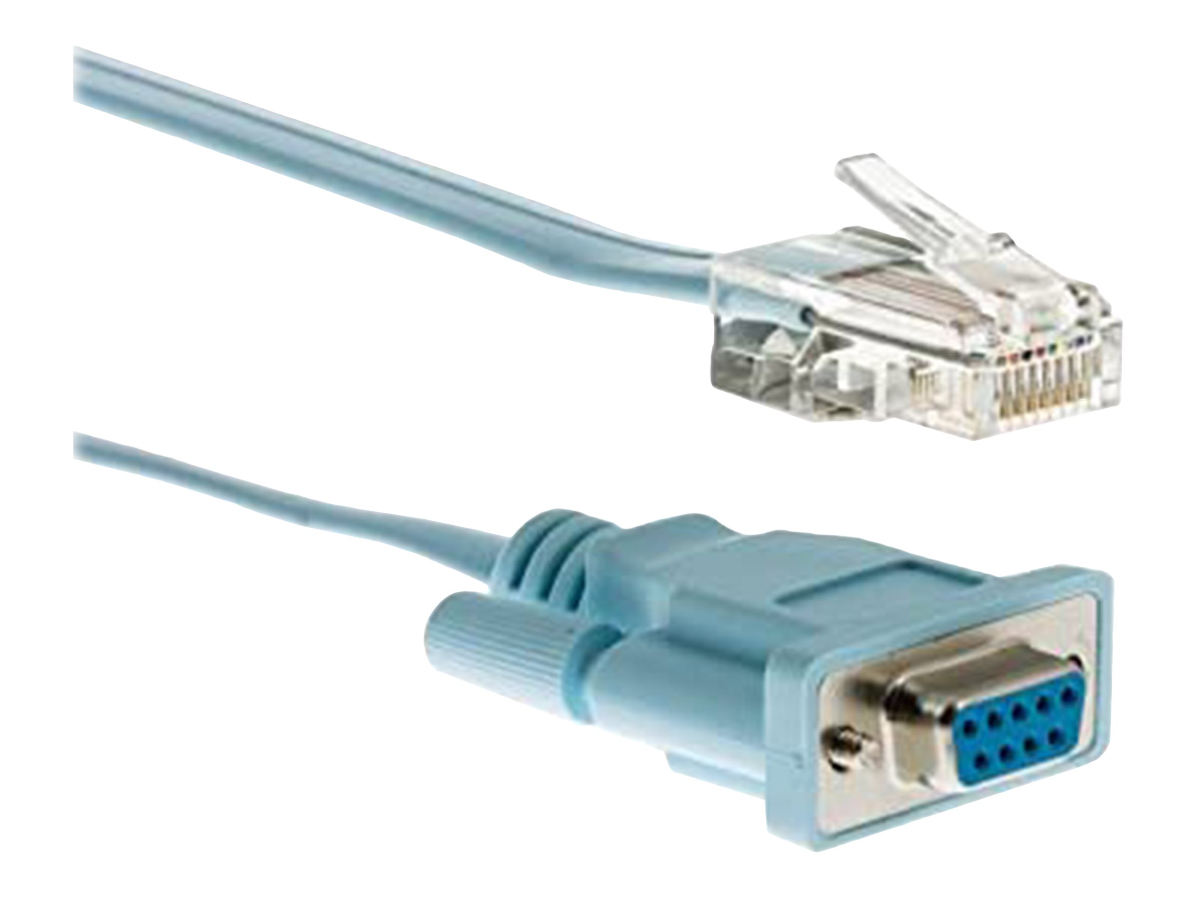 CISCO Console Cable 6ft with RJ45 and DB9F CISCO Console Cable 6ft with RJ45 and DB9F