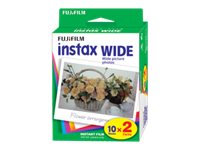 Fujifilm Instax Wide Film 2er Pack für Instax 210, Wide 300, 2x10 Aufnahmen