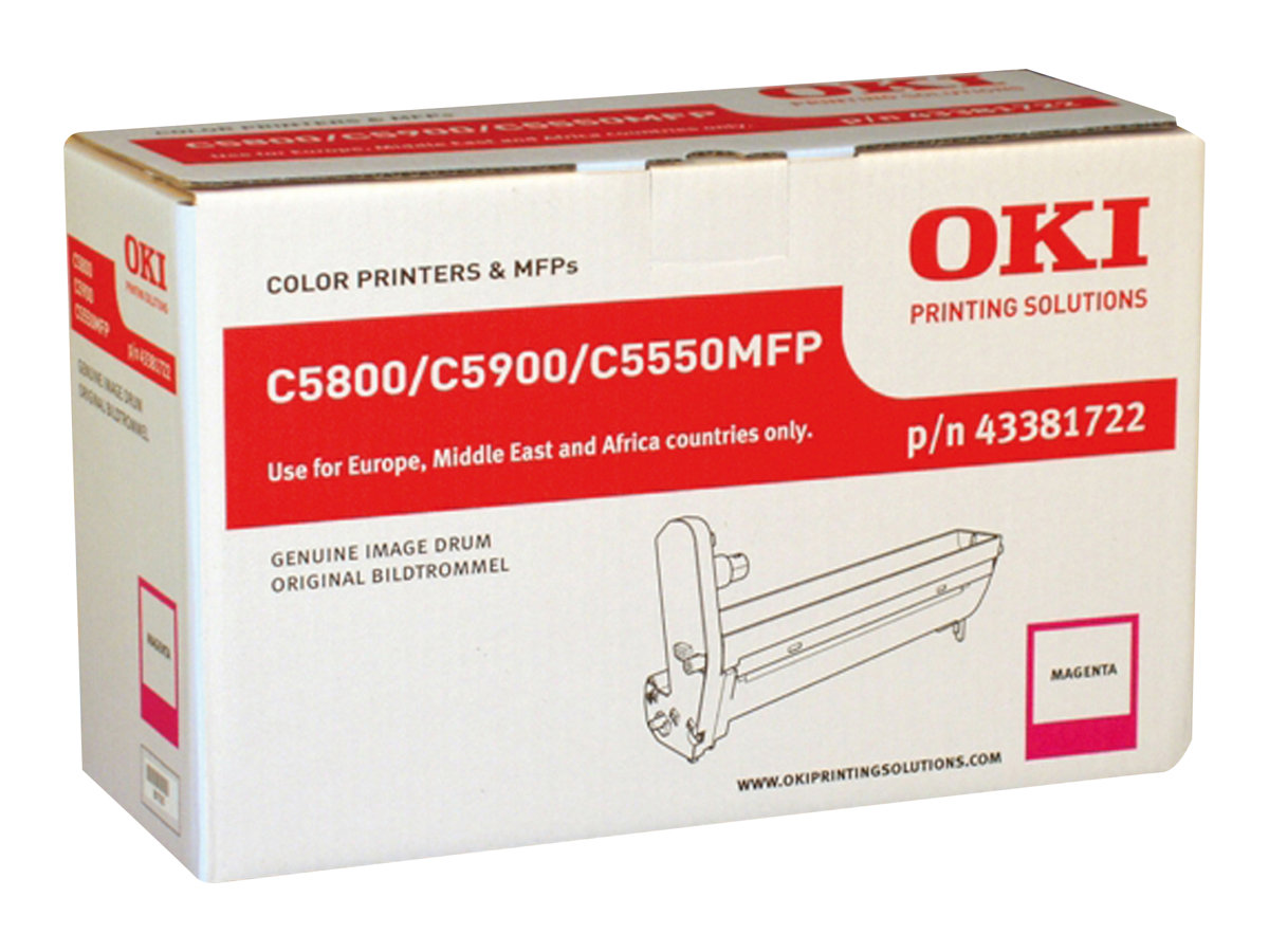 OKI C5800, C5900, C5550MFP Trommel magenta Standardkapazitaet 20000 Seiten 1erPack
