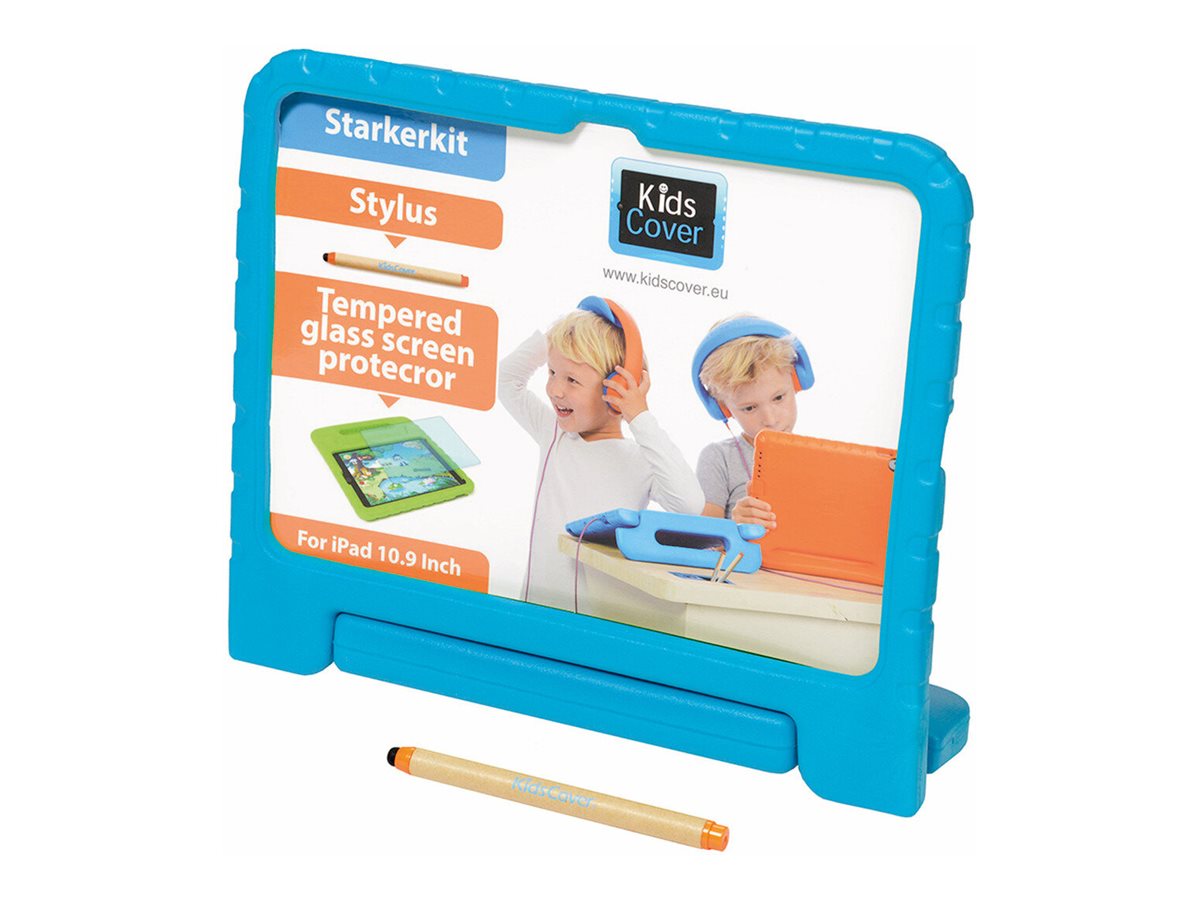 PARAT KidsCover für iPad 10 Gen11 Gen inkl StylusPen und gehärtetem Displayschutz blau