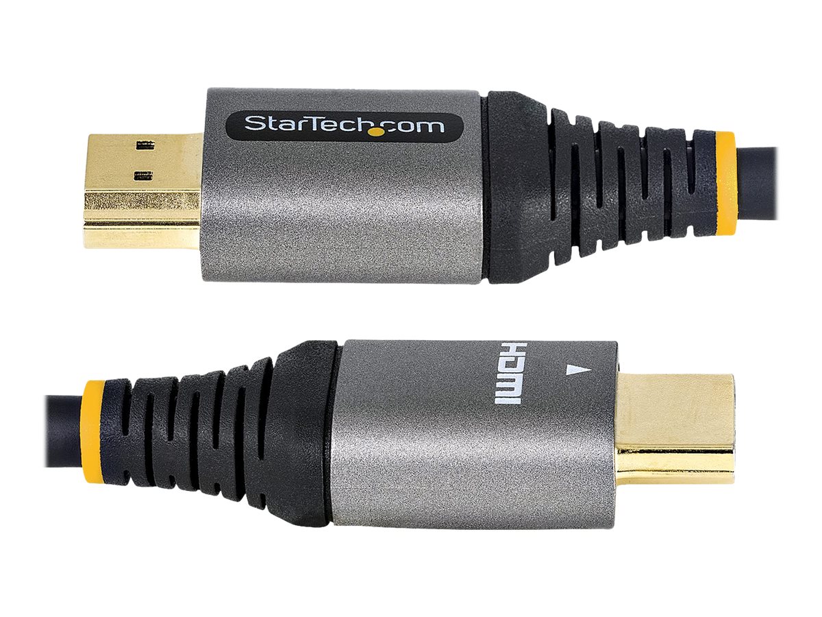 StarTech.com 5m HDMI 2.1 Kabel 8K - Zertifiziertes Ultra High Speed HDMI Kabel 48Gbit/s - 8K 60Hz/4K 120Hz HDR10+ eARC - UHD 8K HDMI Monitorkabel - Monitor/TV - Flexible TPE Ummantelung  (HDMM21V5M) - HDMI-Kabel mit Ethernet - 5 m