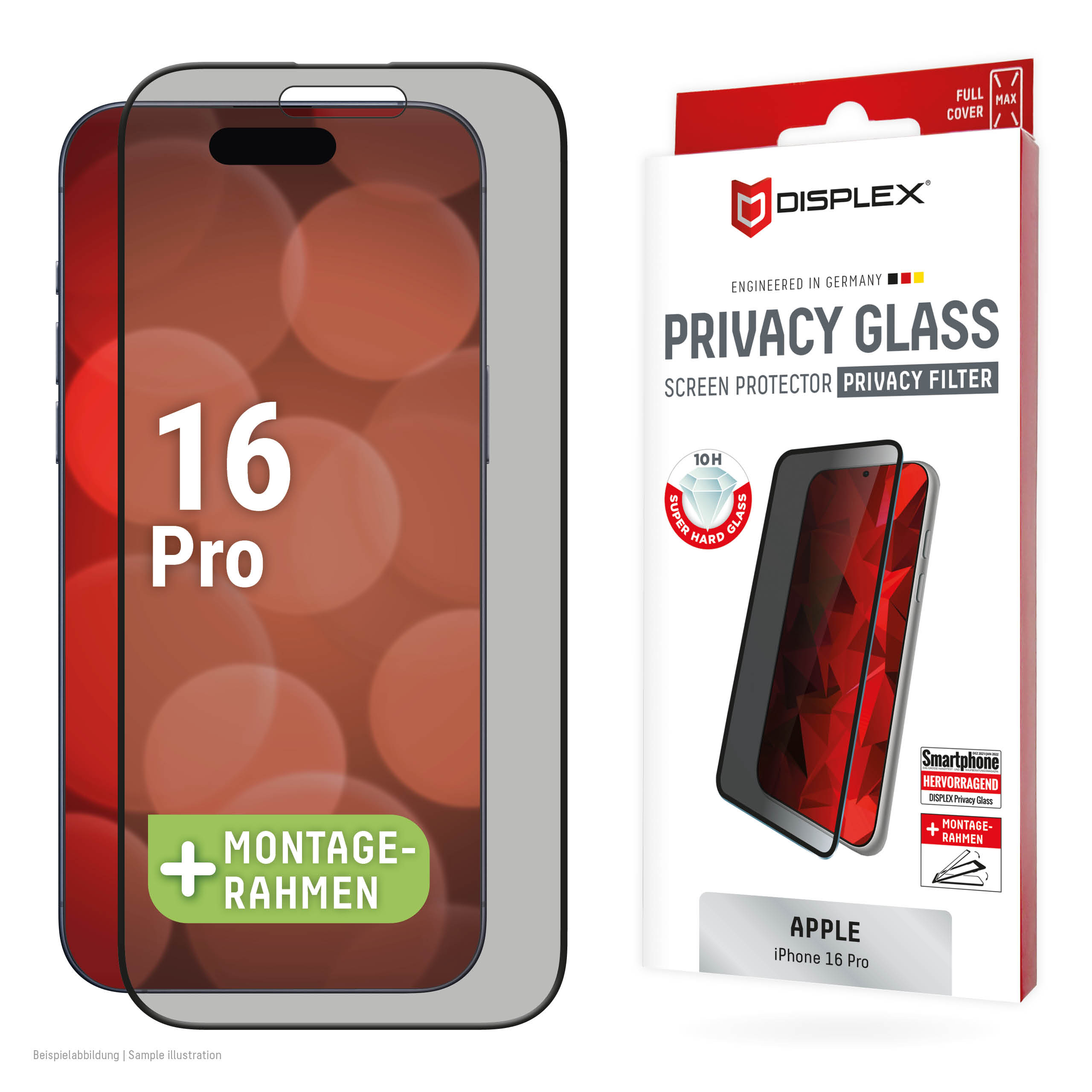 DISPLEX Privacy Glass FC iPhone 16 Pro