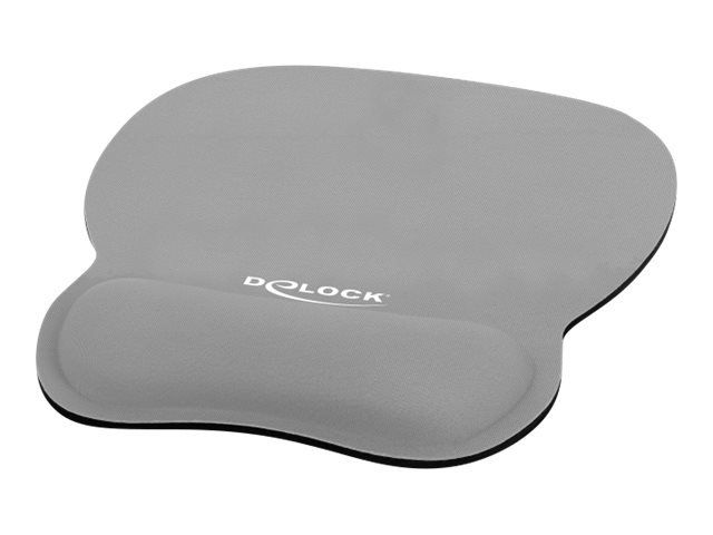 Delock Ergonomisches Mauspad mit Handballenauflage grau 245 x 206 mm