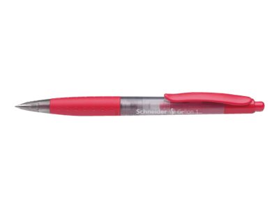 Schneider Gelion+ Gelschreiber rot/transparent 0,4 mm, Schreibfarbe: rot, 10 St.