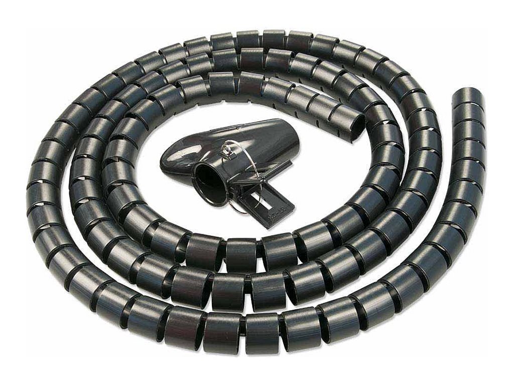 LINDY Kabelspirale 5m Durchmesser 25mm schwarz mit Einziehhilfe LINDY Kabelspirale 5m Durchmesser 25mm schwarz mit Einziehhilfe