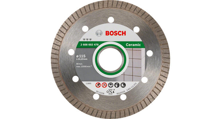 BOSCH Diamant-Trennscheibe Best Ceramic Turbo BOSCH Diamant-Trennscheibe Best Ceramic Turbo