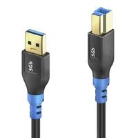 PureLink FlexInstall USB-A auf USB-B Kabel USB 3.0 5Gbps 0.50m