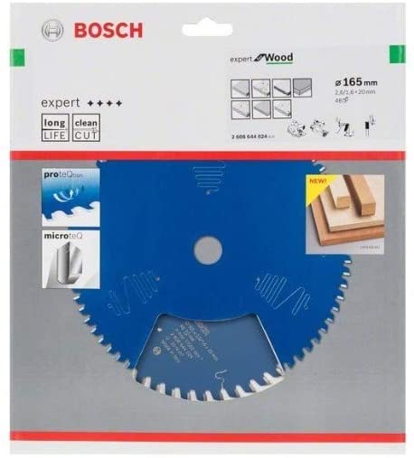 BOSCH EXPERT for Wood Kreissaegeblatt 165,0 mm, 48 Zaehne, 1 St