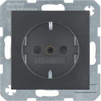 Berker Steckdose SCHUKO 47231606 anthrazit matt Berker Steckdose SCHUKO 47231606 anthrazit matt
