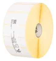 ZEBRA Etikettenrollen fÃ¼r Etikettendrucker 800262-125 weiÃ, 57,0 x 32,0 mm, 12 x 2100 Etiketten