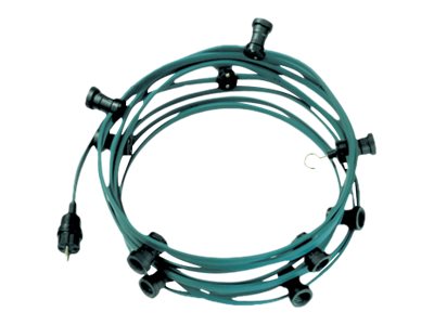 BACHMANN ohne Leuchtmittel Lichterkette grÃ¼n 10,0 m, 250 W