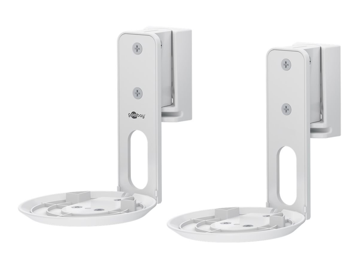 Wentronic goobay Lautsprecher-Wandhalterung Modern Era 1 Flex weiß