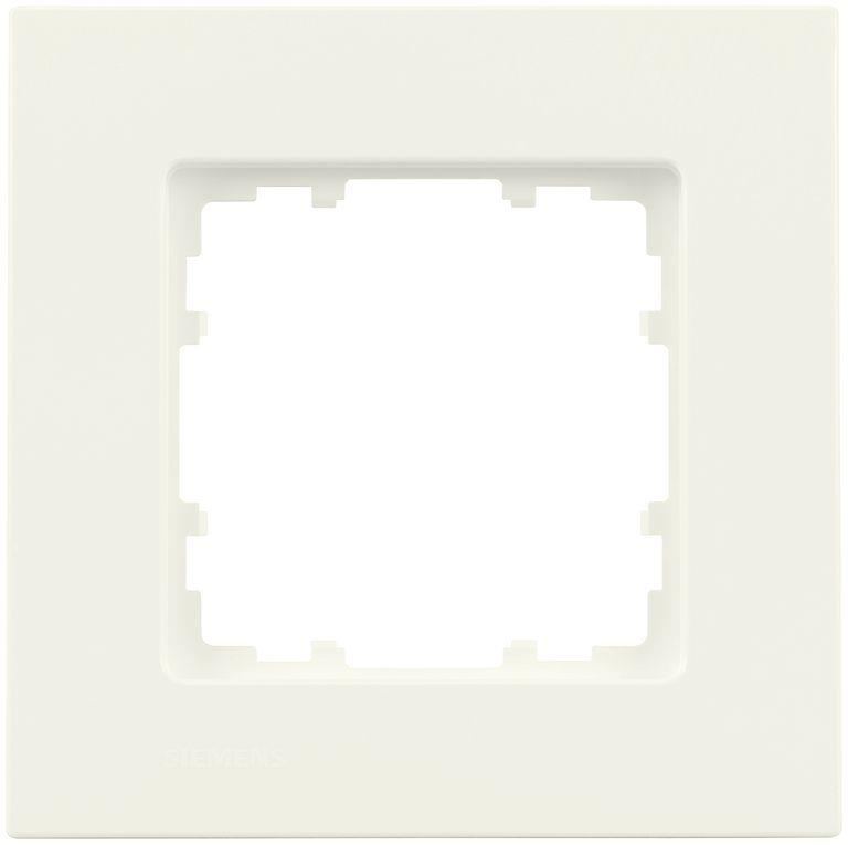 Siemens Rahmen 5TG1111-0 Titanweiss 1fach 90x90 Siemens Rahmen 5TG1111-0 Titanweiss 1fach 90x90