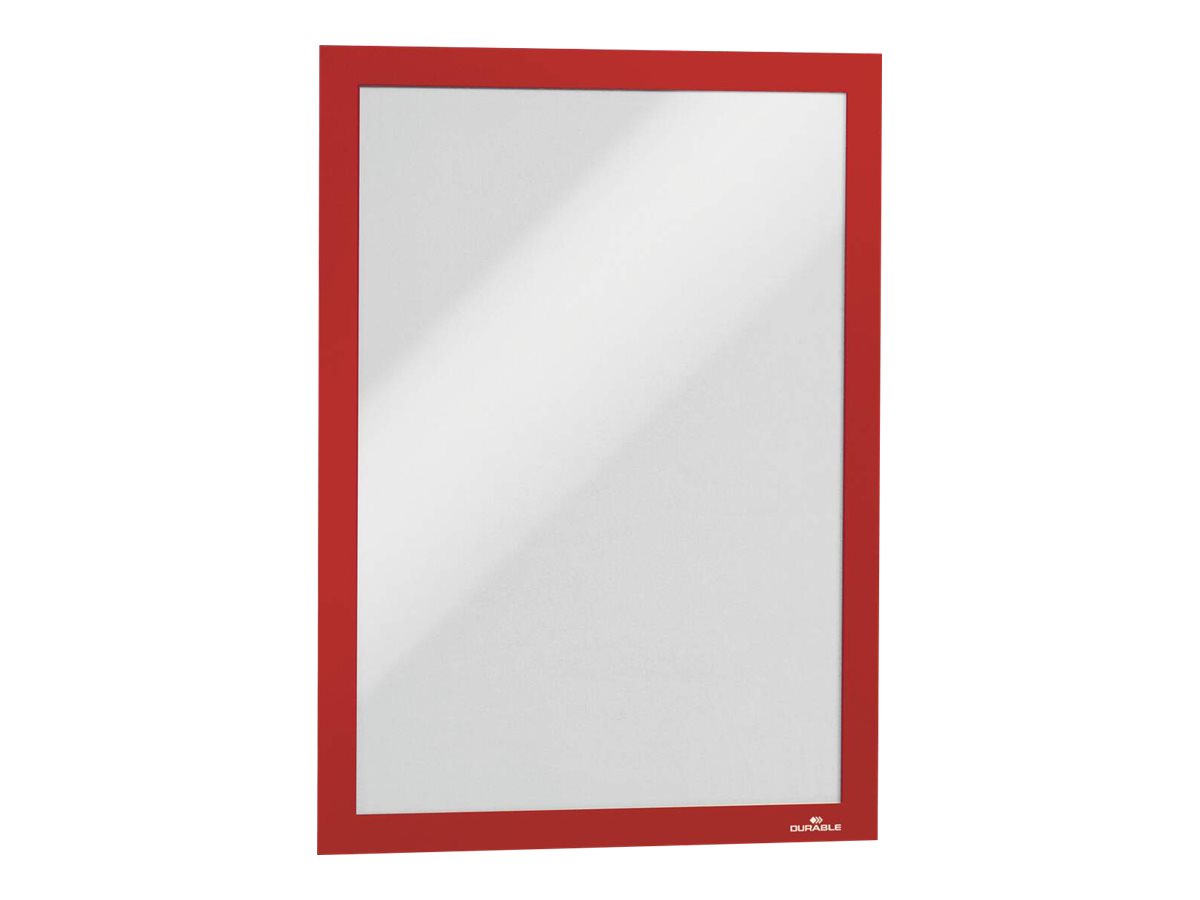 DURABLE Magnetrahmen selbstklebend DURAFRAME® rot A4, 2 St. DURABLE Magnetrahmen selbstklebend DURAFRAME® rot A4, 2 St.