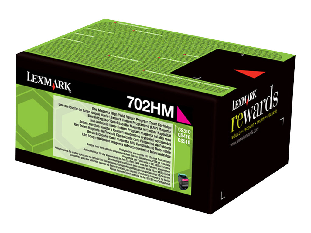 70C2HM0 LEXMARK 702HM CS Toner magenta 70C2HM0 LEXMARK 702HM CS Toner magenta