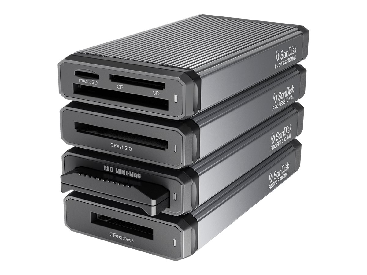 SANDISK Professional PROREADER MultiSlot USB 32 Gen 2 HighPerformance Card Reader