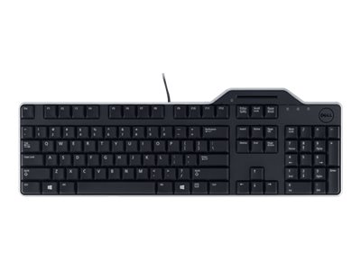 DELL KB-813 Smartcard Reader USB Keyboard Black