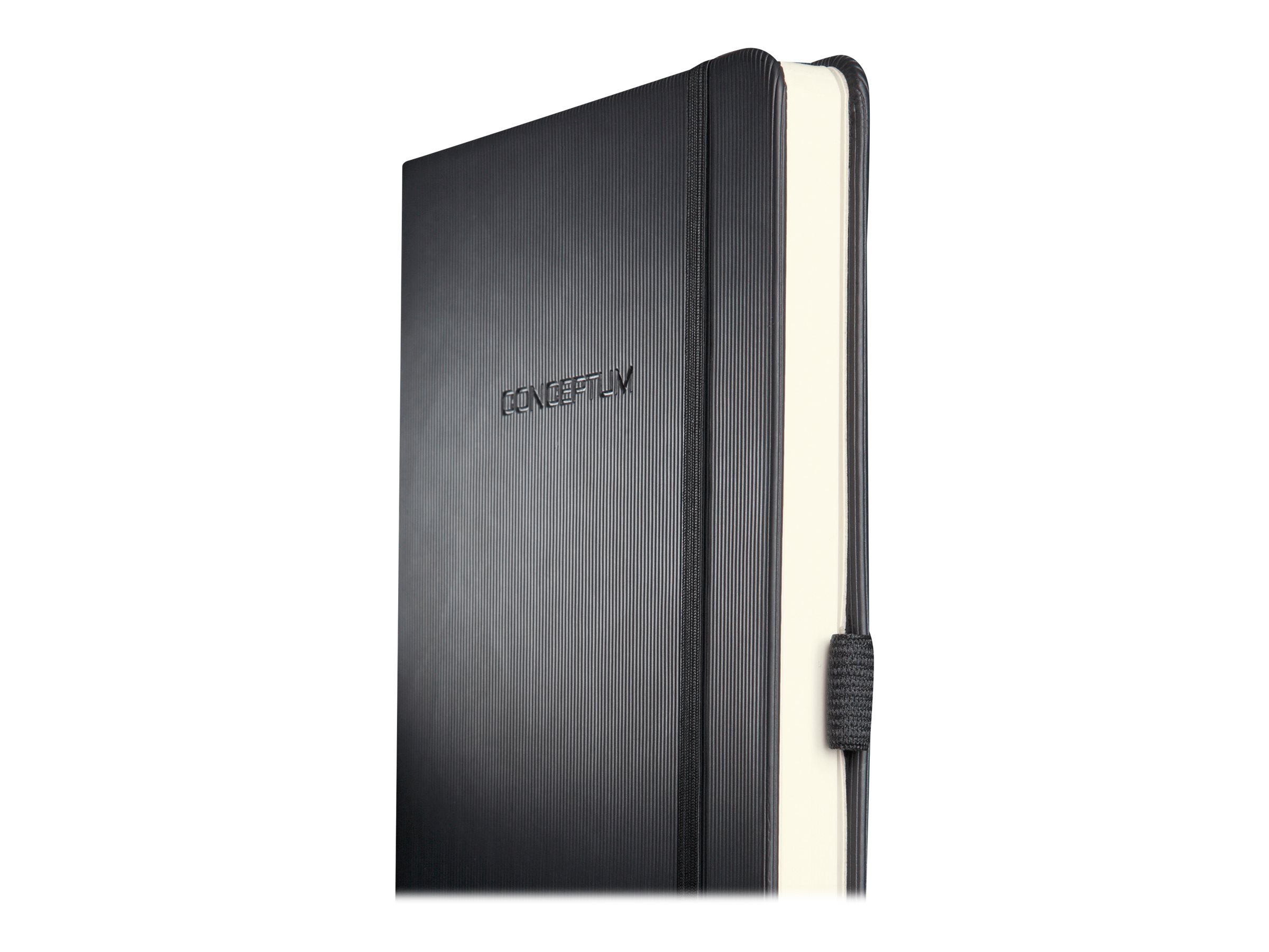 SIGEL Notizbuch Conceptum® ca. DIN A5 blanko, schwarz Softcover 194 Seiten