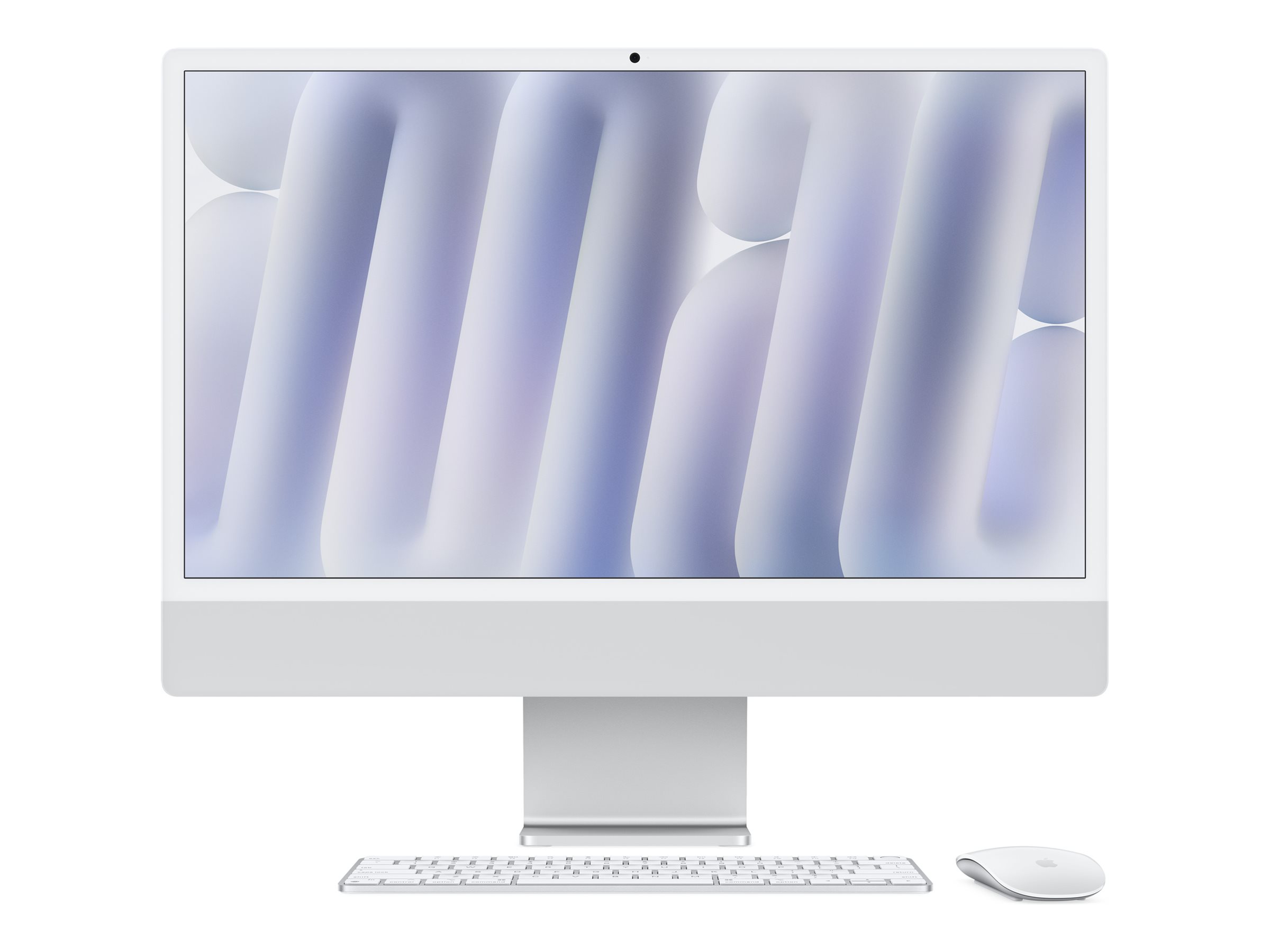 APPLE iMac Z1K1 59,62cm 23,5Zoll Nano Glas M4 10C CPU10C GPU16C NE 32GB 2TB SSD Gbit Eth MM NumKey TID DE Silber