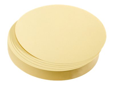 FRANKEN Moderationskarten gelb Ø 9,5 cm, 500 Blatt