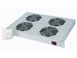 DIGITUS Einschubbelueftungseinheit 4 Luefter grau