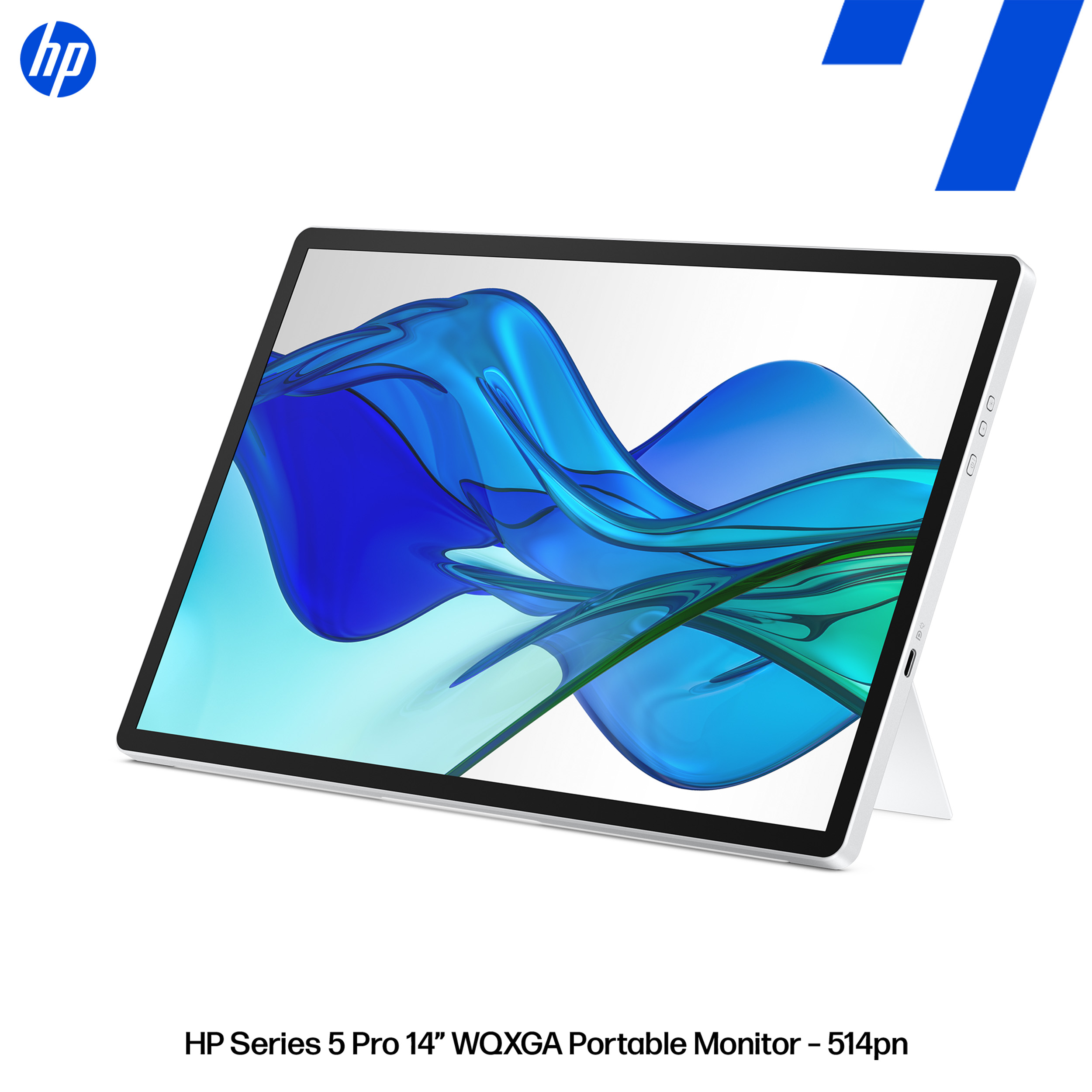 HP Series 5 Pro 35,56cm 14Zoll WQXGA 2560 x 1600 Portable MonitorFlat IPS with Edgelit2 USB TypeC up to 65W USB Power Delivery