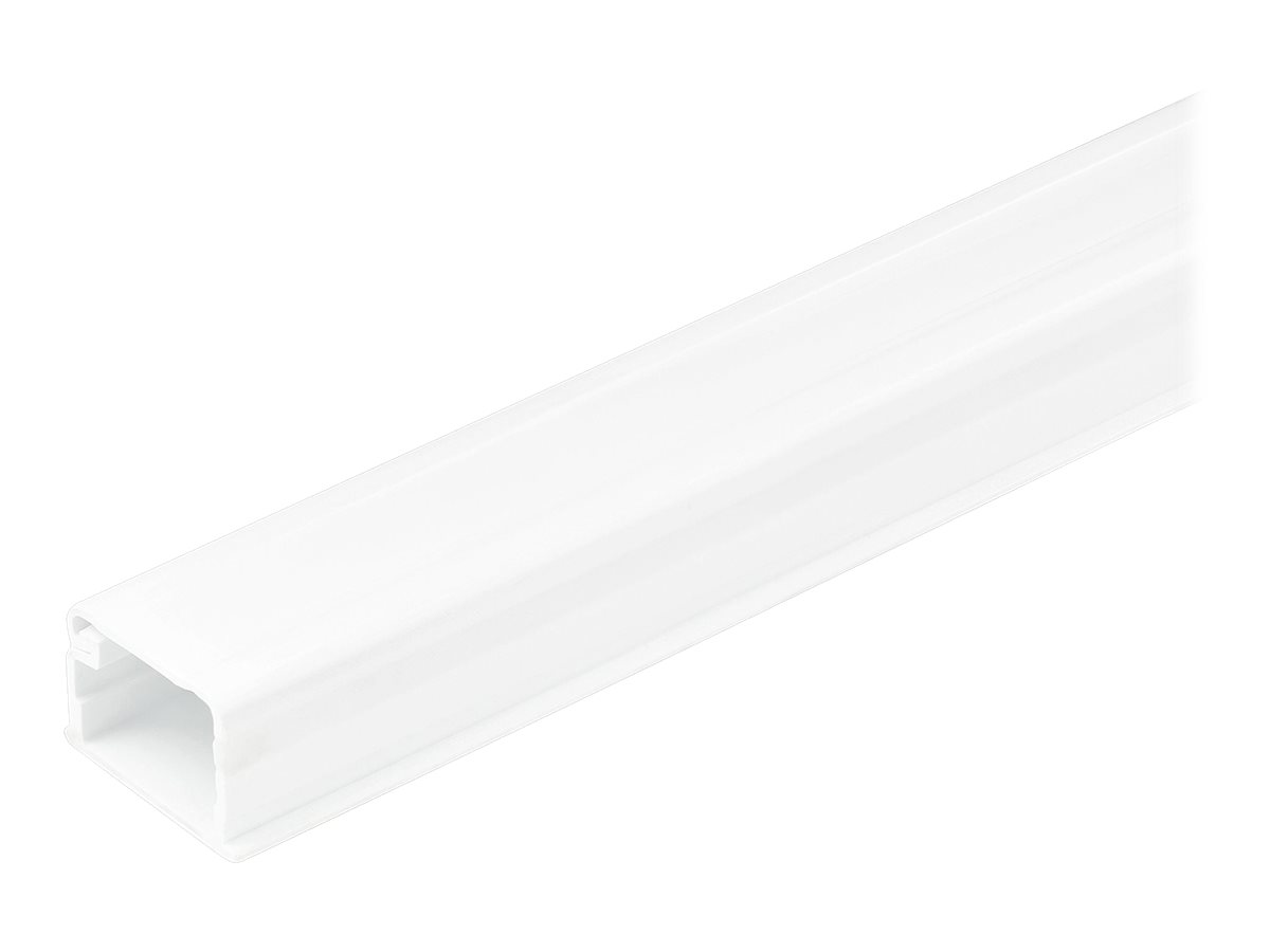 STARTECHCOM 1,8m Kabelkanal Selbstklebend 20x13mm PVC SockelleisteWandkabelkanal