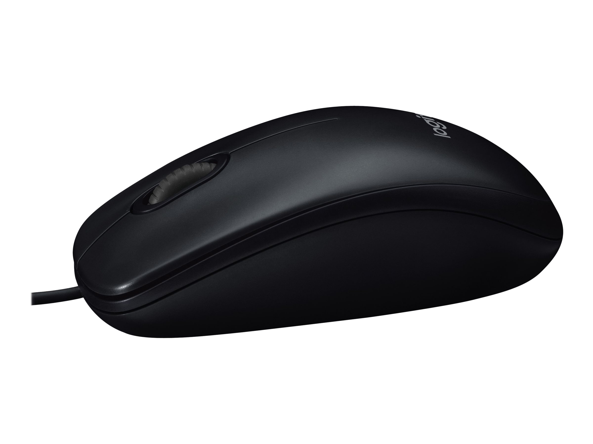 Logitech B100 optische USB-Maus - kabelgebunden - schwarz