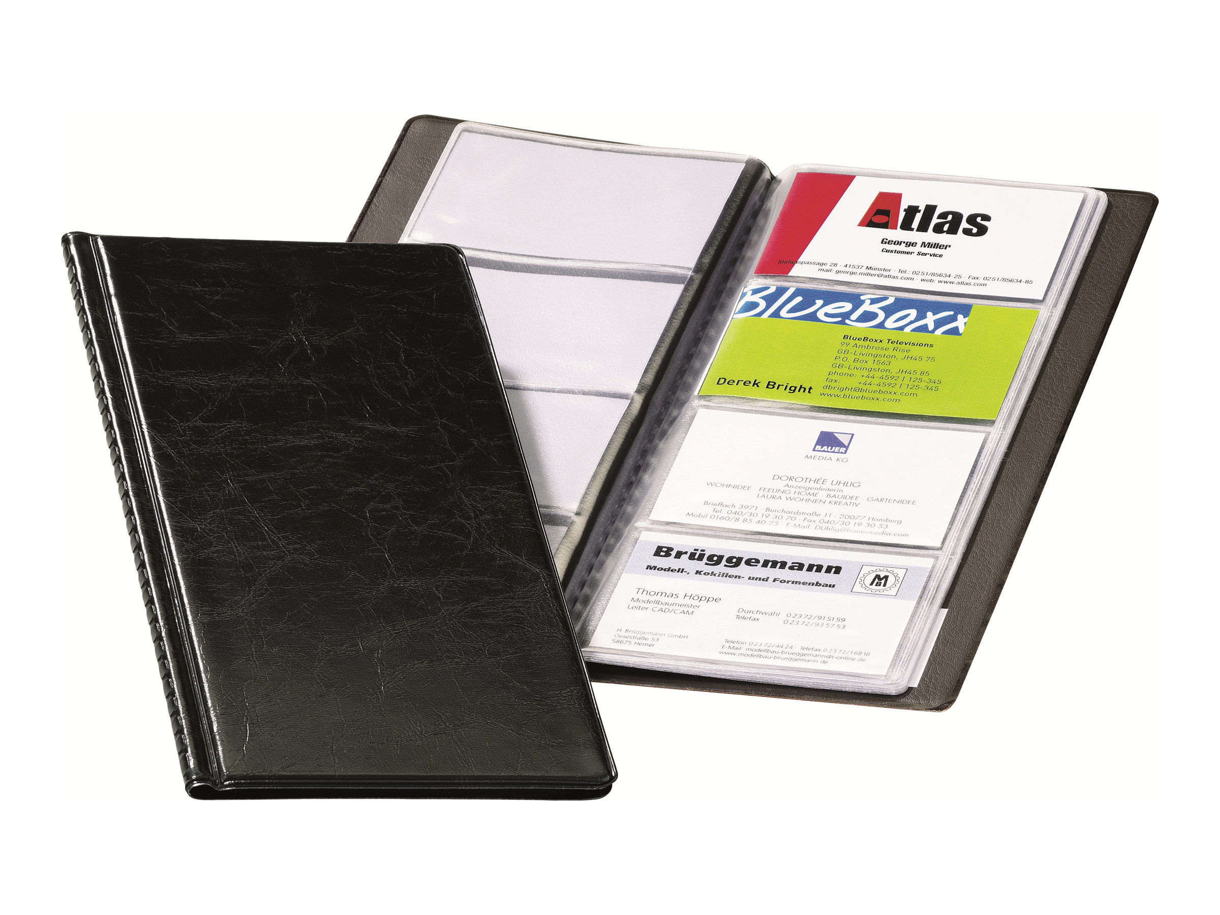 DURABLE Visitenkartenmappe VISIFIX 96 schwarz