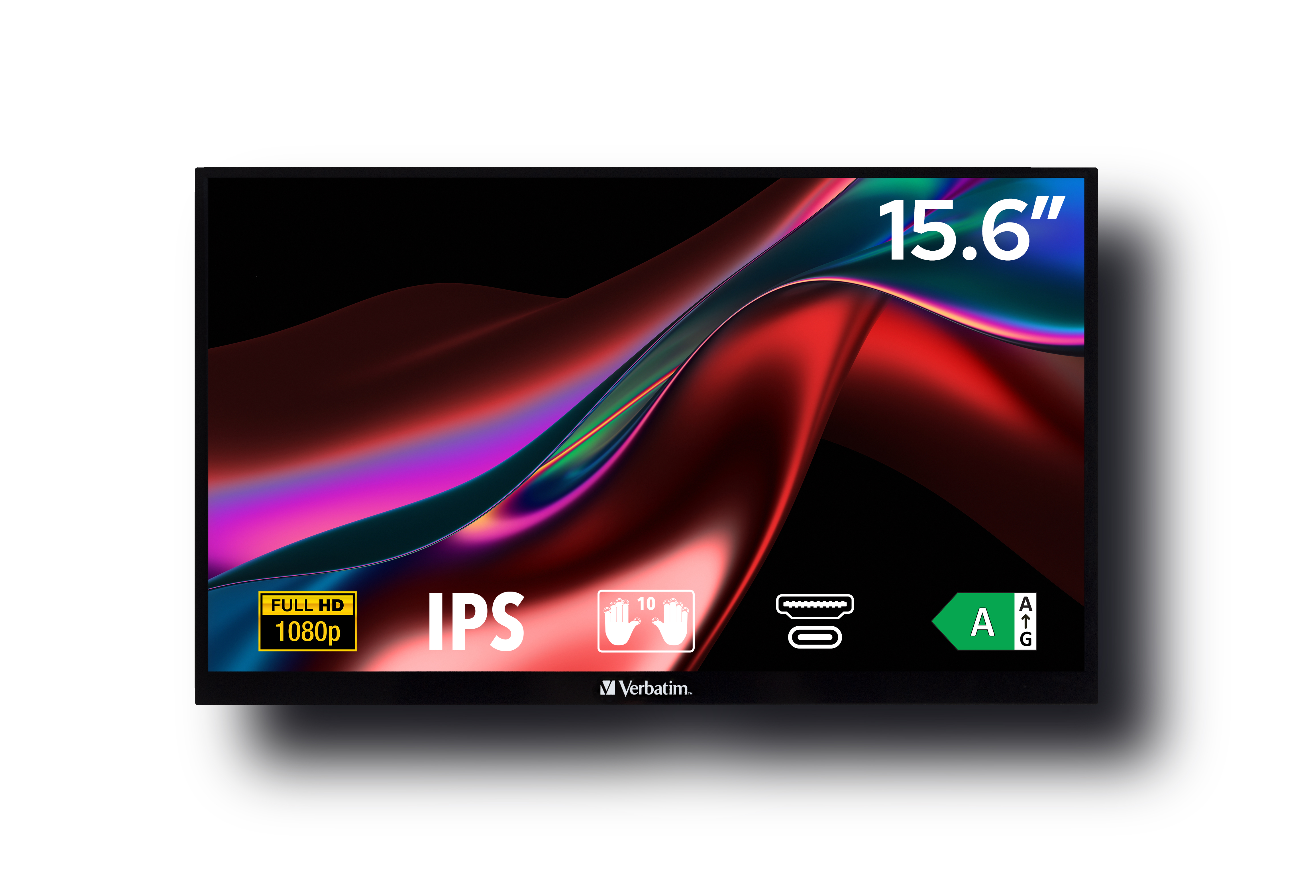 49592 VERBATIM PMT15 Touchscreen Monitor
