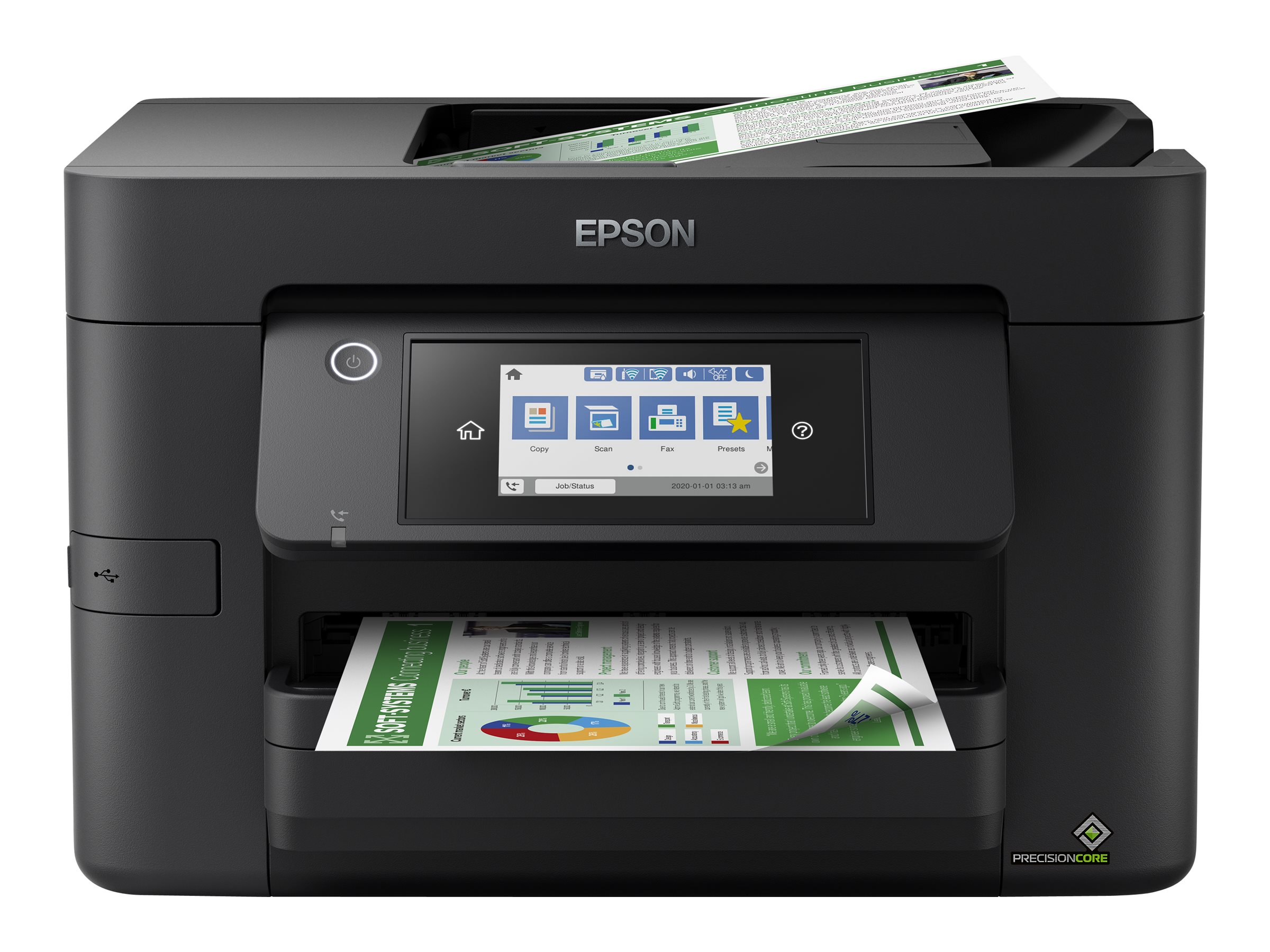 EPSON WorkForce Pro WF4825DWF 4 in 1 TintenstrahlMultifunktionsdrucker schwarz