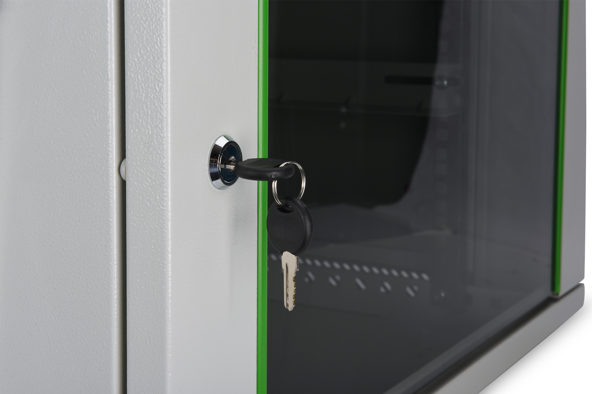 DIGITUS 48,3cm 19Zoll Wandschrank 7HE SoHoline RAL7035 grau ohne Fachoden H416xB600xT450mm