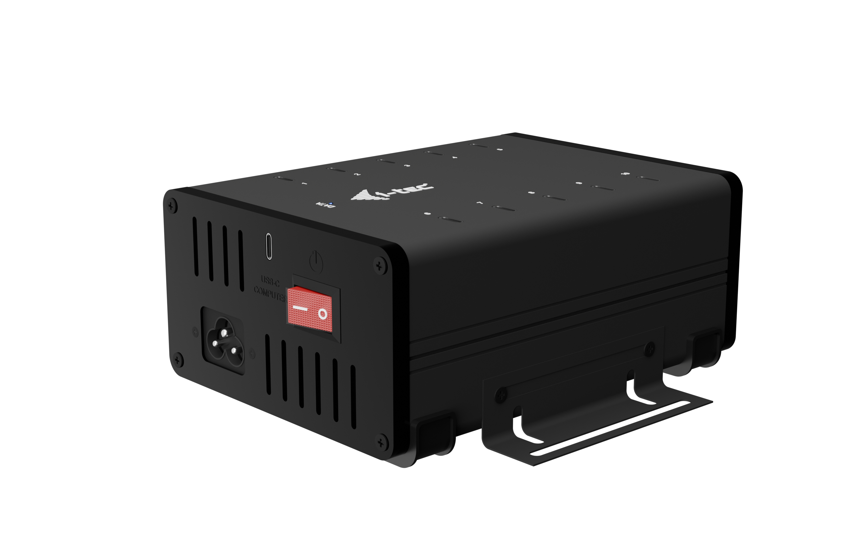 ITEC USBCUSBA Metal ChargingData HUB 15W pro Port 10x USBC integriertes Netzteil 180W