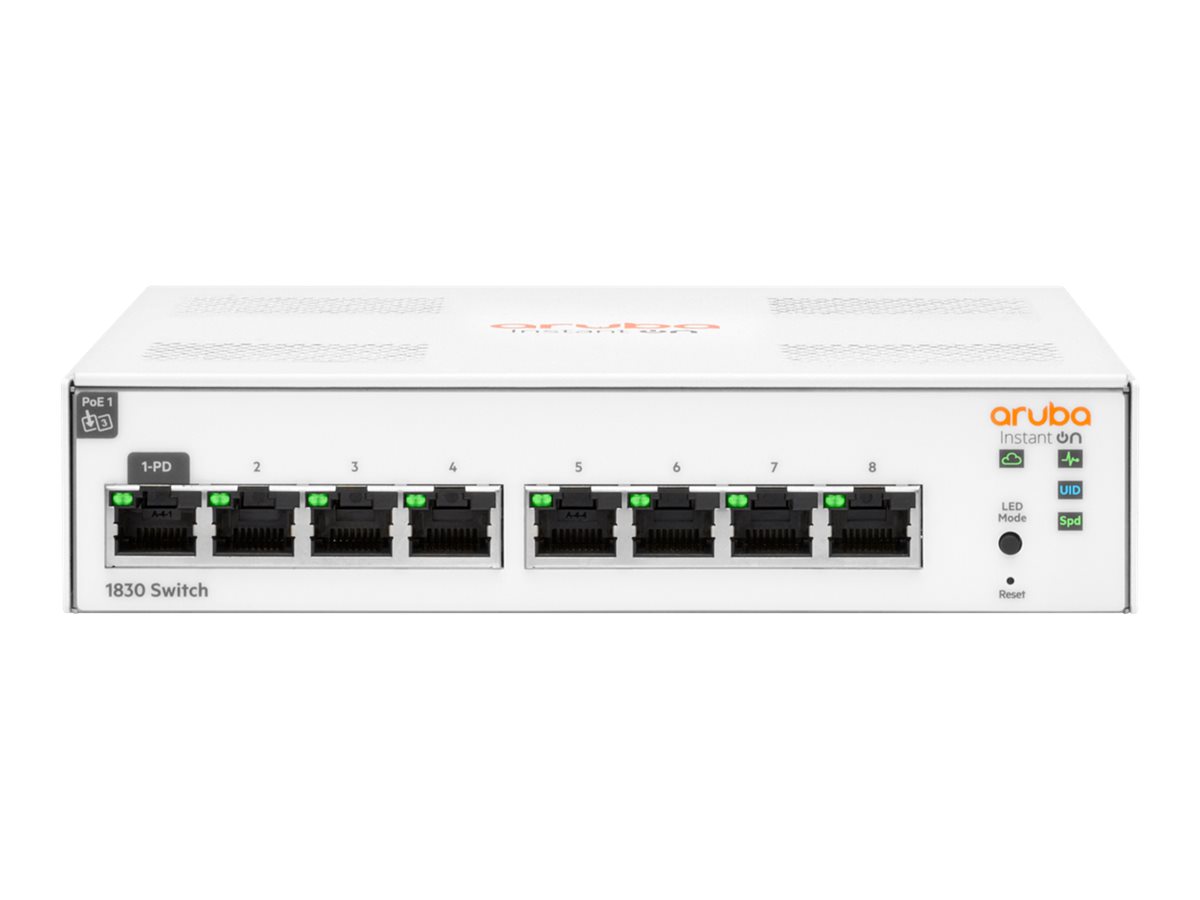 HPE Networking Instant On Switch 8p Gigabit 1830 EU en HPE Networking Instant On Switch 8p Gigabit 1830 EU en