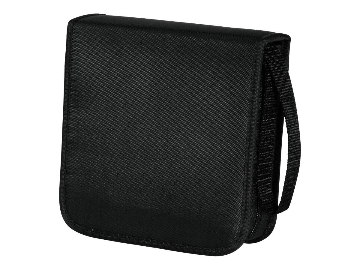 hama 40er CD-/DVD-Tasche Wallet schwarz, 1 St.