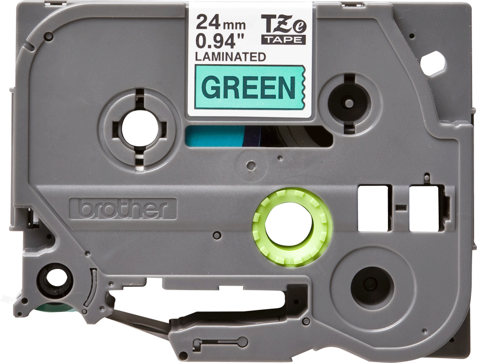 TZE751 BROTHER PT Schriftband 24mm gruen
