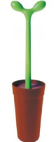 Alessi Merdolino Toilettenbürste ASG04 Braun
