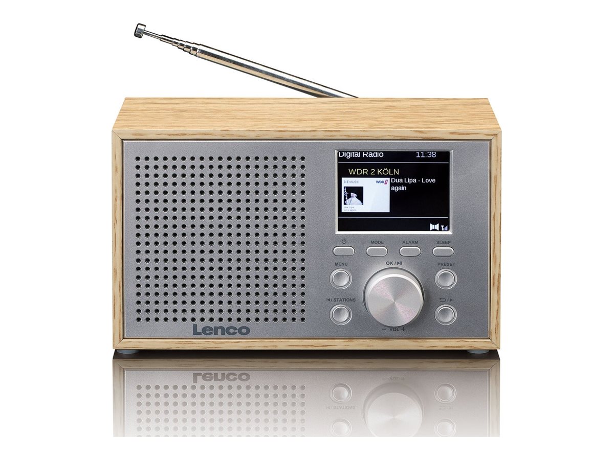 LENCO DAR-017 DAB+/FM Radio mit Bluetooth, Holz