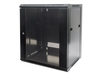 INTELLINET 48,3cm Wandverteiler 6 HE 450mm tief 19 Zoll HxBxT 370x 570 x 450 mm unmontiert schwarz