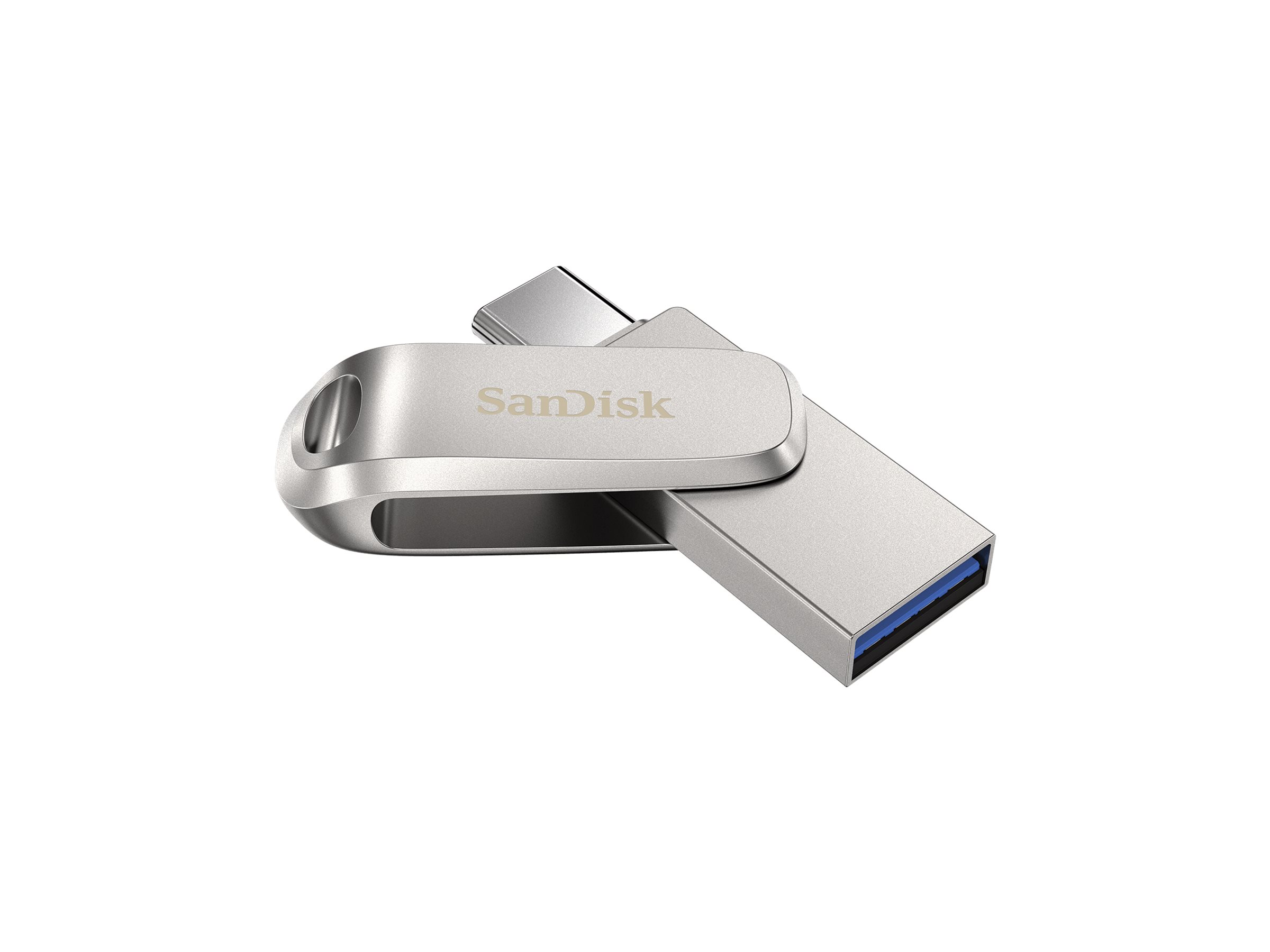 SanDisk USBStick Ultra Dual Drive Luxe TypeC silber 256 GB, 1 St