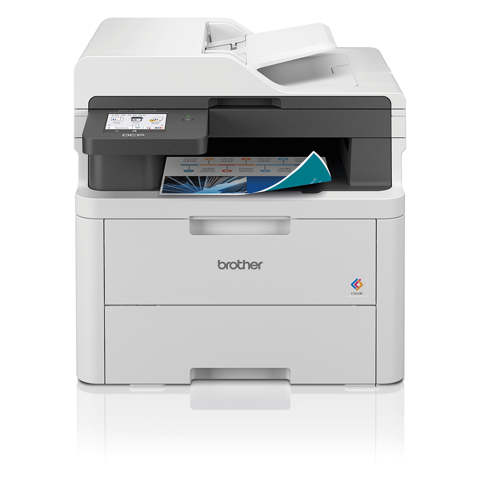 BROTHER DCPL3560CDW MFP colour LED A4 26ppm copy 26ppm print 250 sheets USB 20 Gigabit LAN WiFi