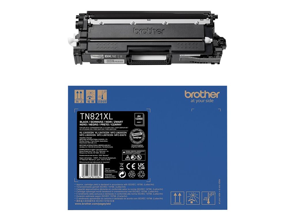 Brother Toner TN-821XLBK schwarz (12.000 S.)